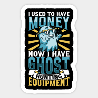 Ghost hunting equipment - Paranormal Researcher Sticker